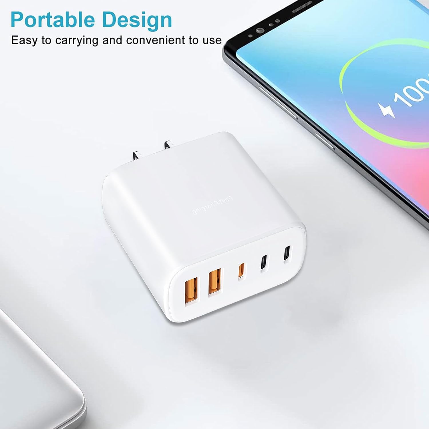 Detalle de Cargador rápido USB C: 285W 8-port desktop charging station