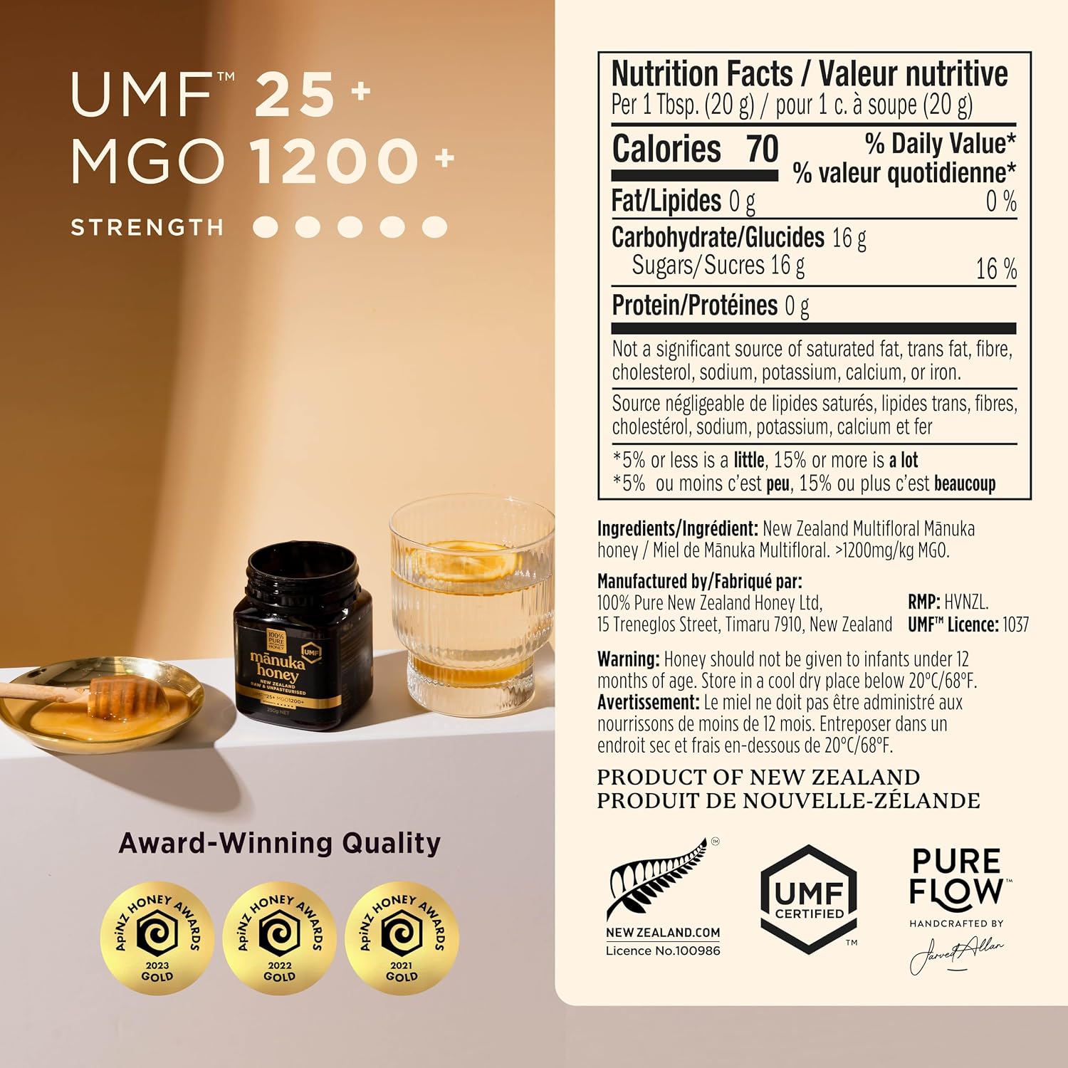 Detalle 2 de Mānuka Honey UMF 25+