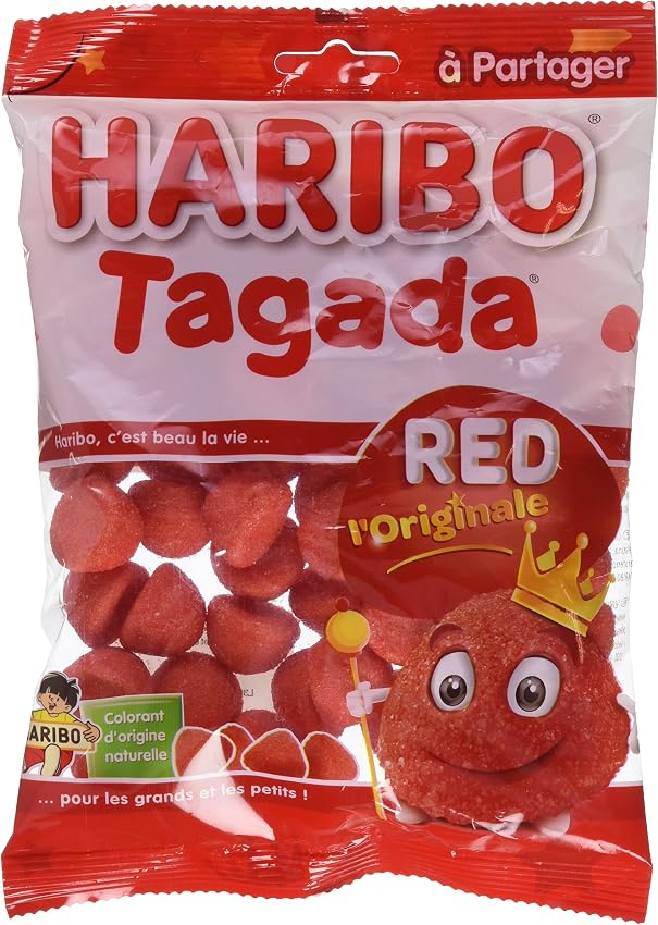 Detalle de HARIBO Ladrillos Pica Fresa 🍓 18x100g