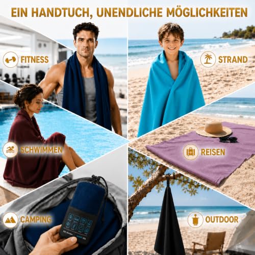Thumbnail 6 de Giyim Mikrofaserhandtuch 70 × 140 cm