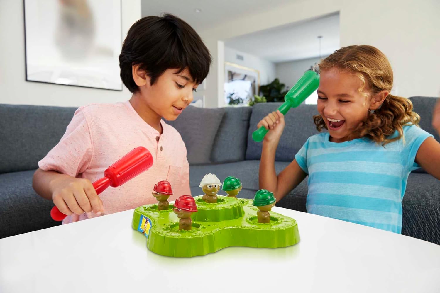 Thumbnail 1 de Mattel Games Chass'Taupes, Jeu D'Arcade Interactif — Le plaisir rapide pour toute la famille