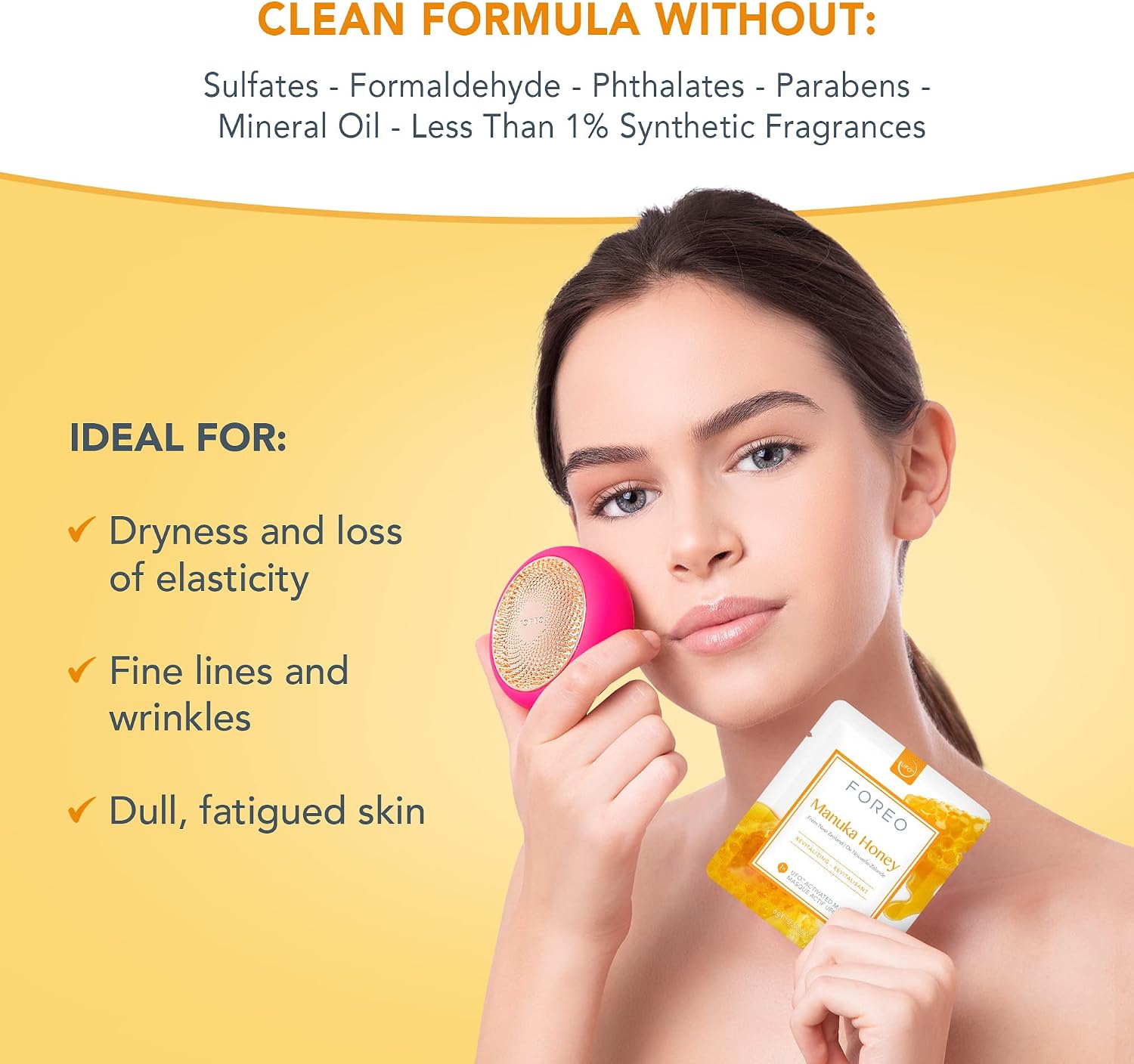 Detalle de FOREO Manuka Honey UFO masks 6 pack