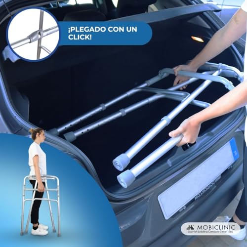 Detalle 2 de Mobiclinic Déambulateur Pliable, hauteur réglable ⚙
