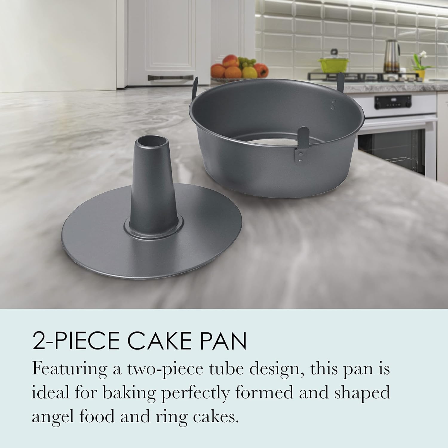 Thumbnail 1 de Chicago Metallic Angel Food Cake Pan 9.5 Inch 🎂