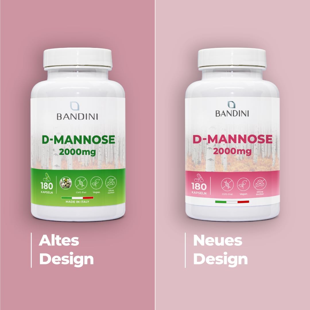 Detalle 2 de BANDINI D Mannose 180 Kapseln für Harnwege