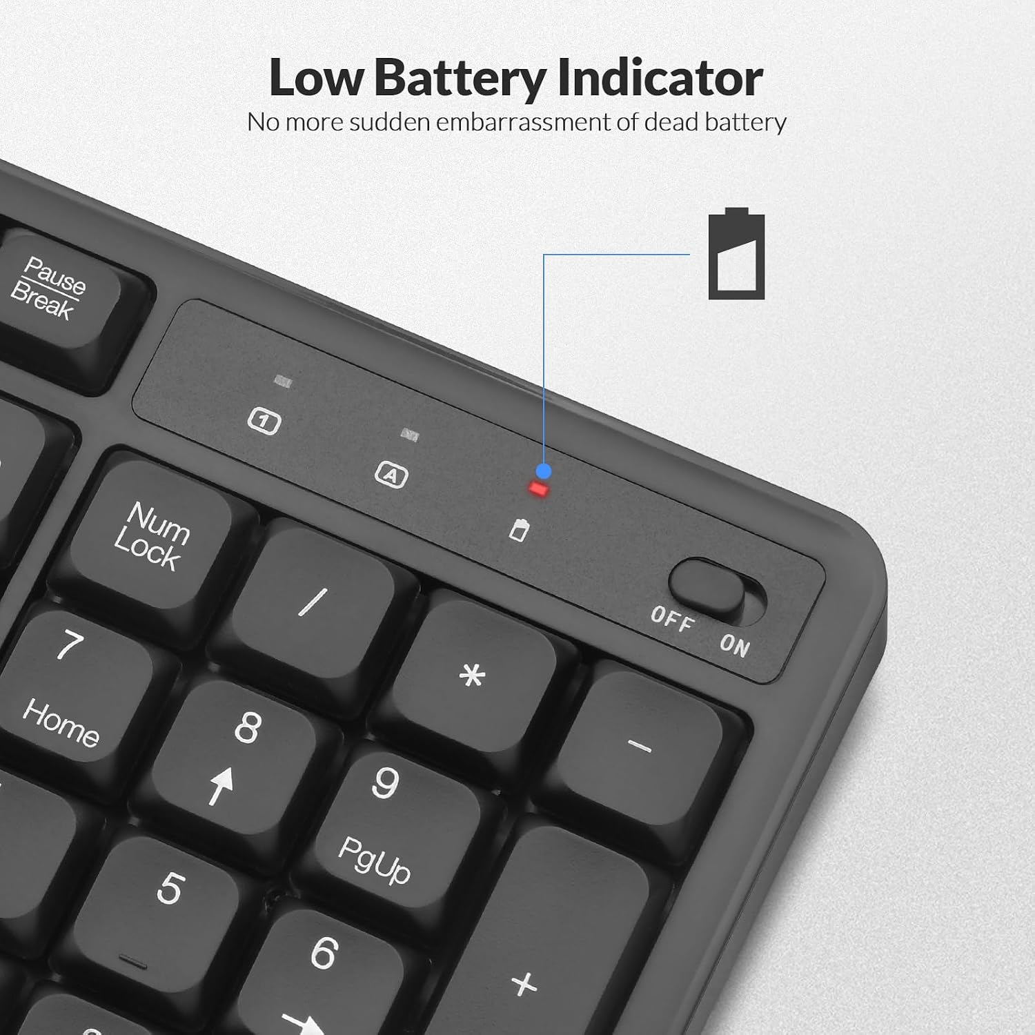Thumbnail 6 de Rii RK209 wireless keyboard set 10 m range