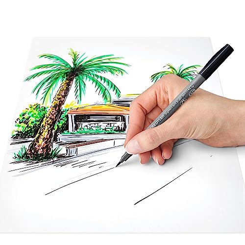 Thumbnail 3 de STAEDTLER Pigment Art 372 feutres gris et noir ⚙️