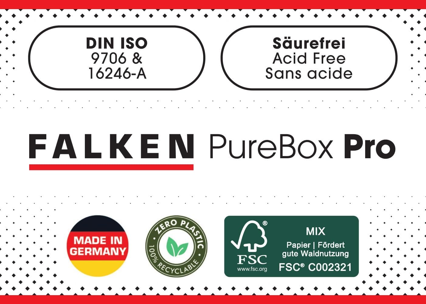 Thumbnail 6 de FALKEN Scatola originale PureBox Pro DIN A3, 40 mm – Made in Germany
