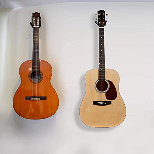 Thumbnail 8 de MOREYES Lot de 3 crochets muraux pour guitare – support robuste en acier avec protections EVA