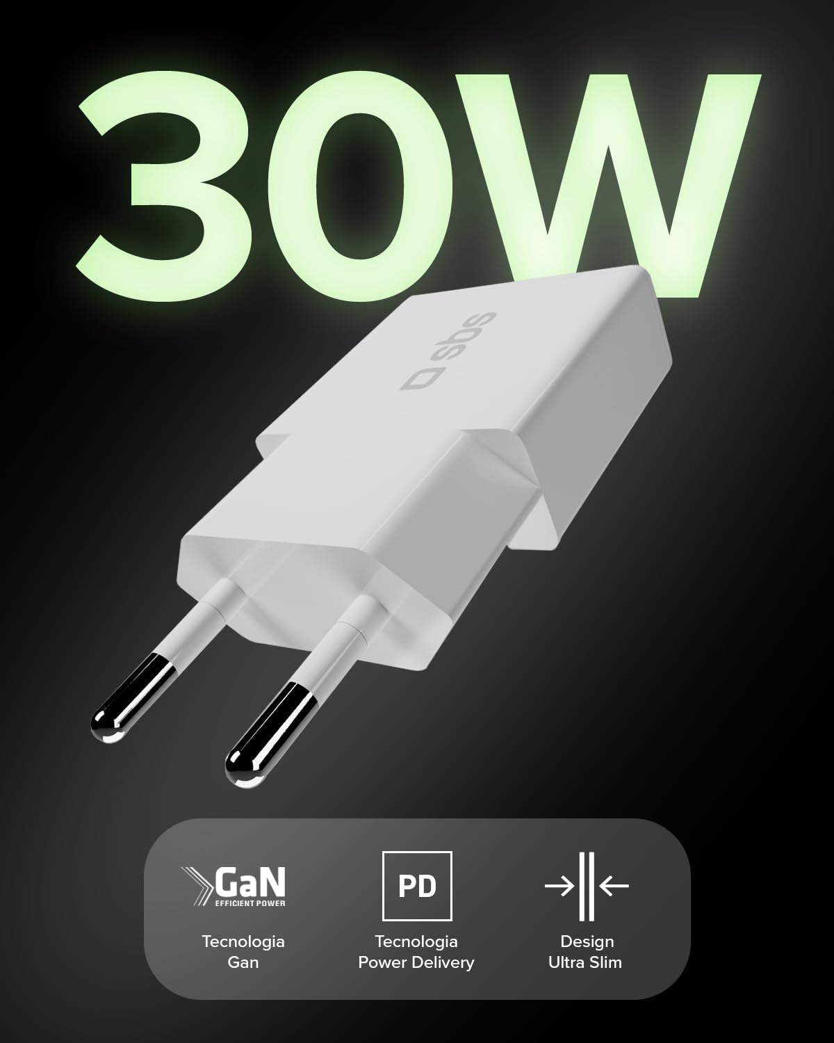 Thumbnail 1 de SBS GaN Charger 30W USB-C