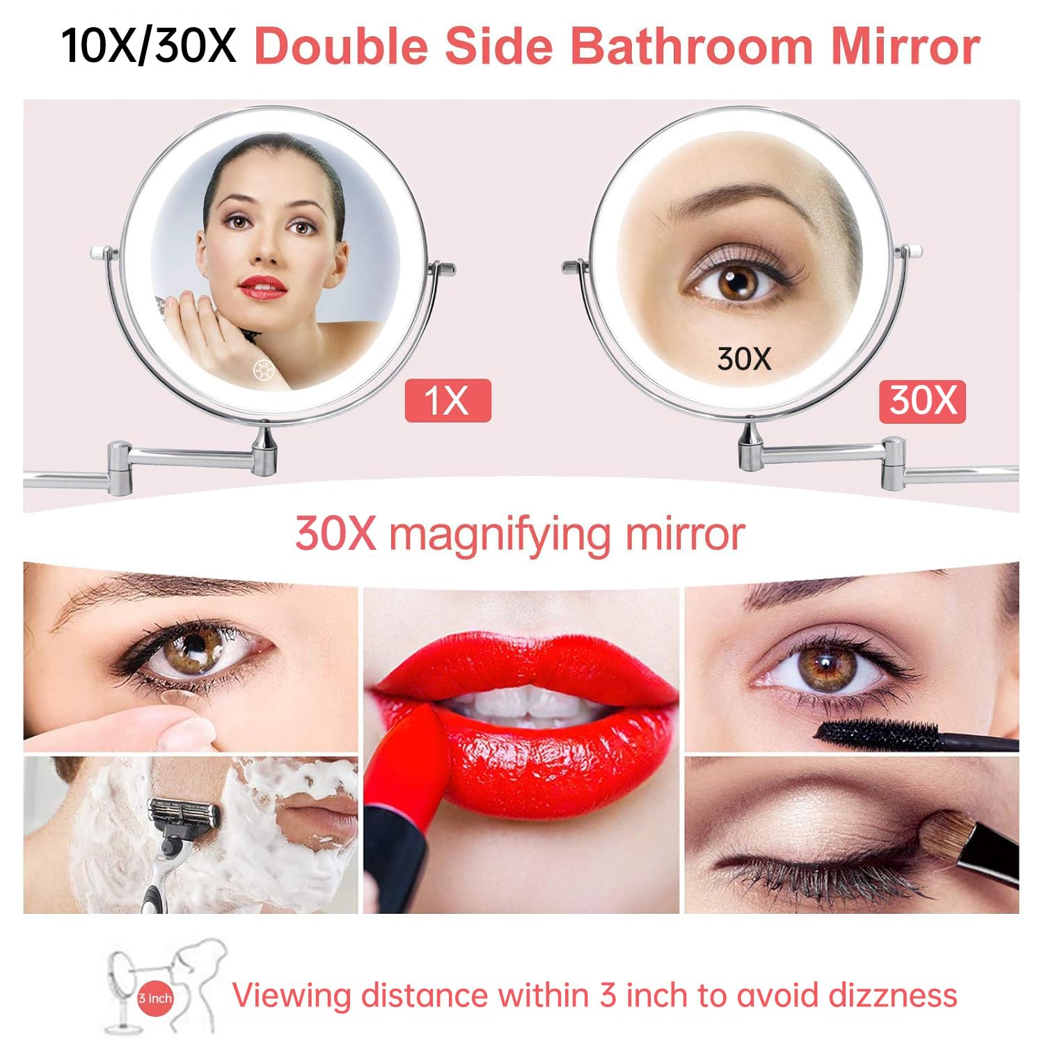 Thumbnail 4 de FUNTOUCH Vanity Mirror 30X Magnification