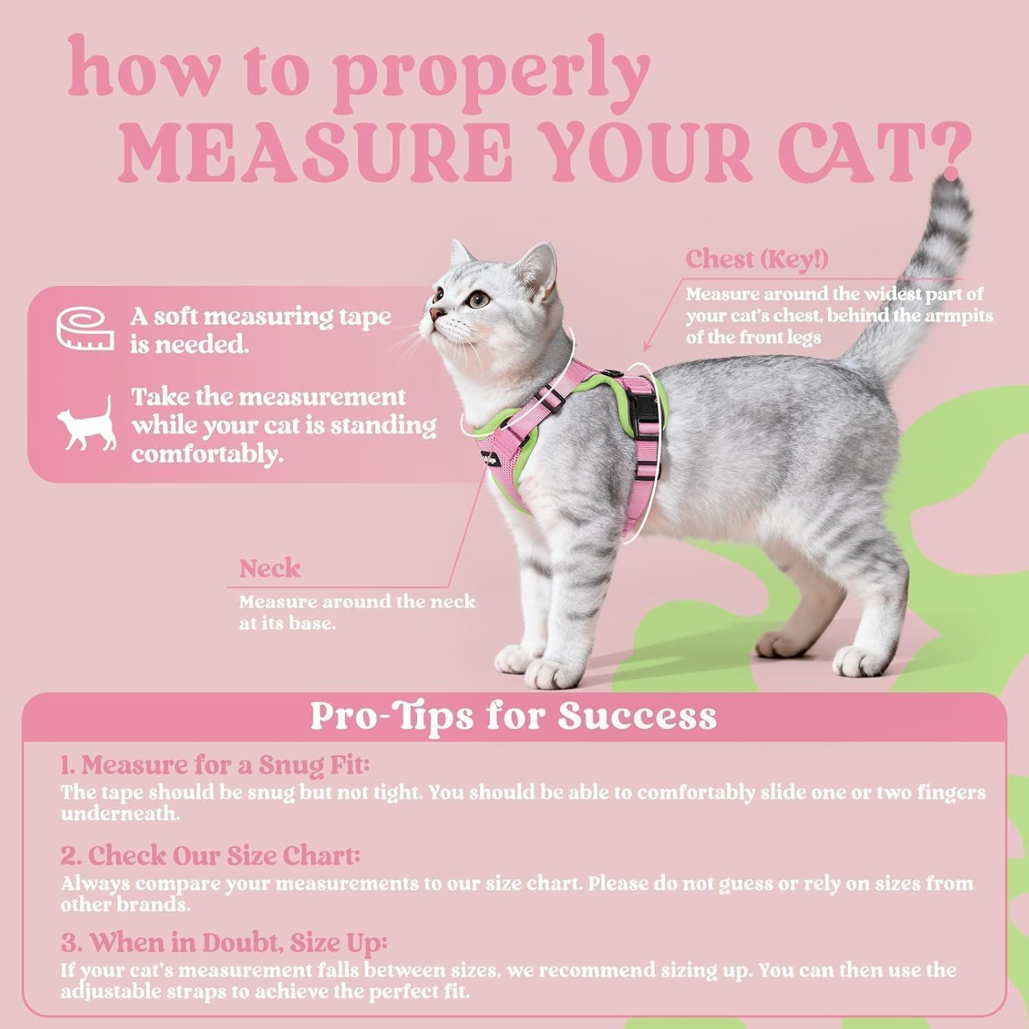 Detalle 2 de rabbitgoo Cat Harness Set, Size S