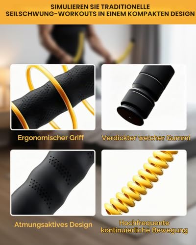 Detalle de GUUG Battle Rope Ohne Seil – Seilloses Training für Zuhause