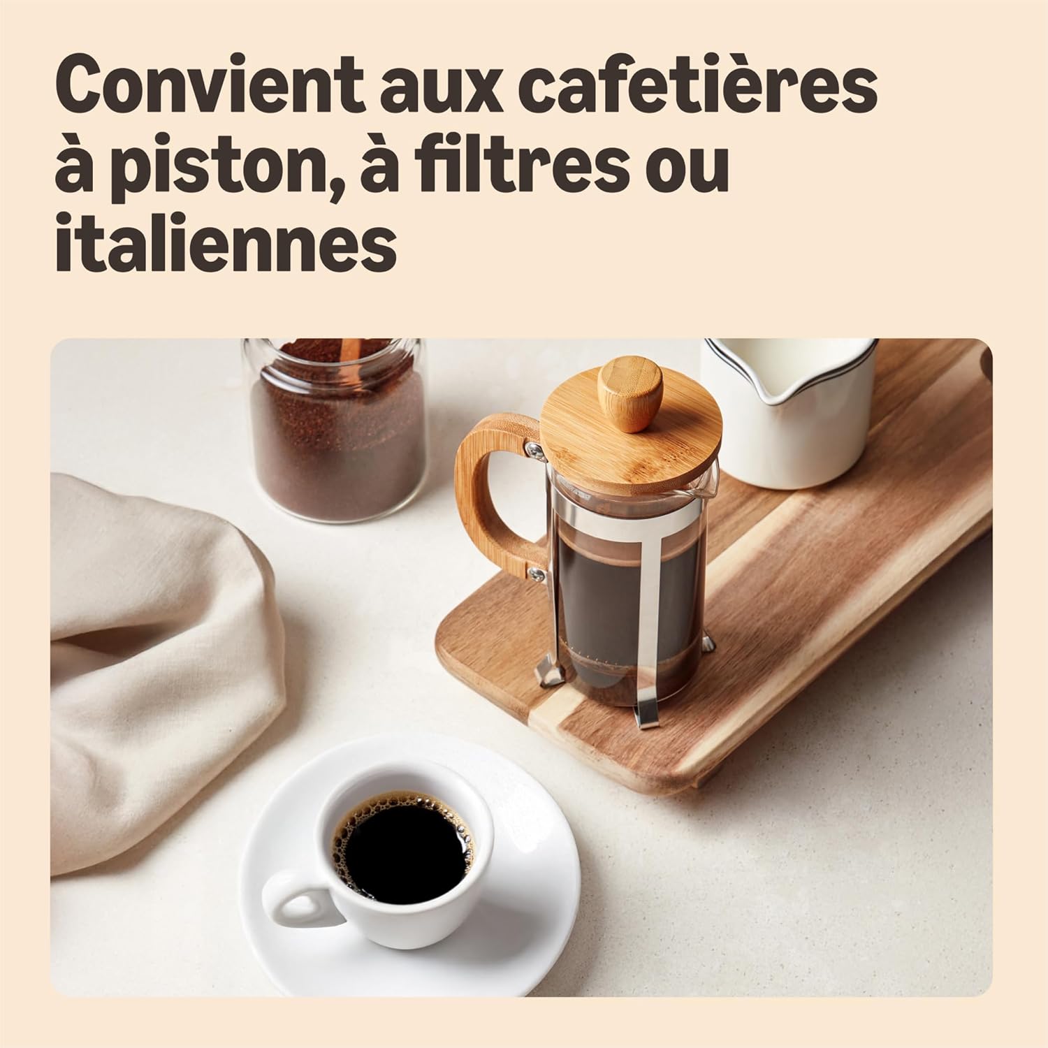 Detalle 2 de Coffee Classic 100 % Arabica, torréfaction moyenne, 500 g ⚖