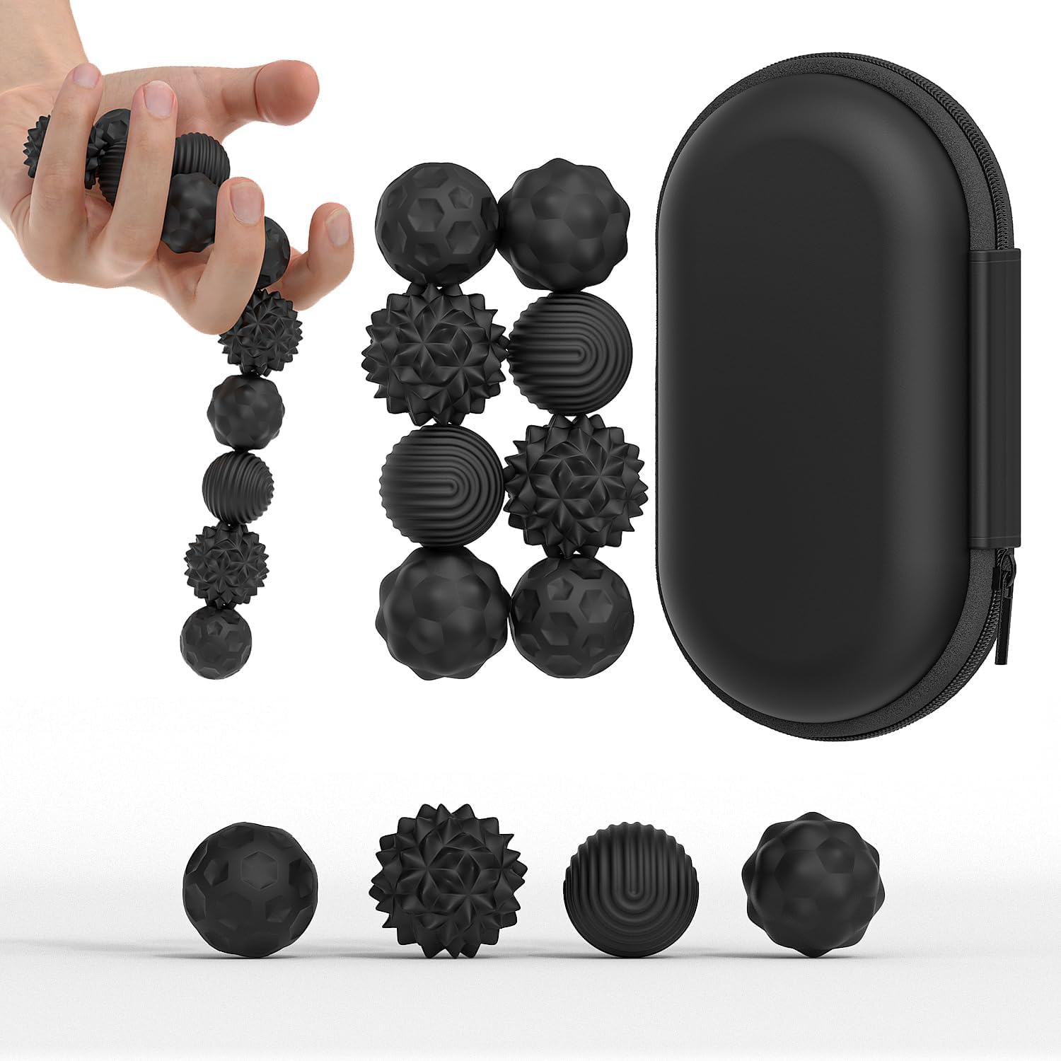 Thumbnail 6 de Bambebe 8 Palle Magnetiche Antistress in Silicone – Set tattile portatile
