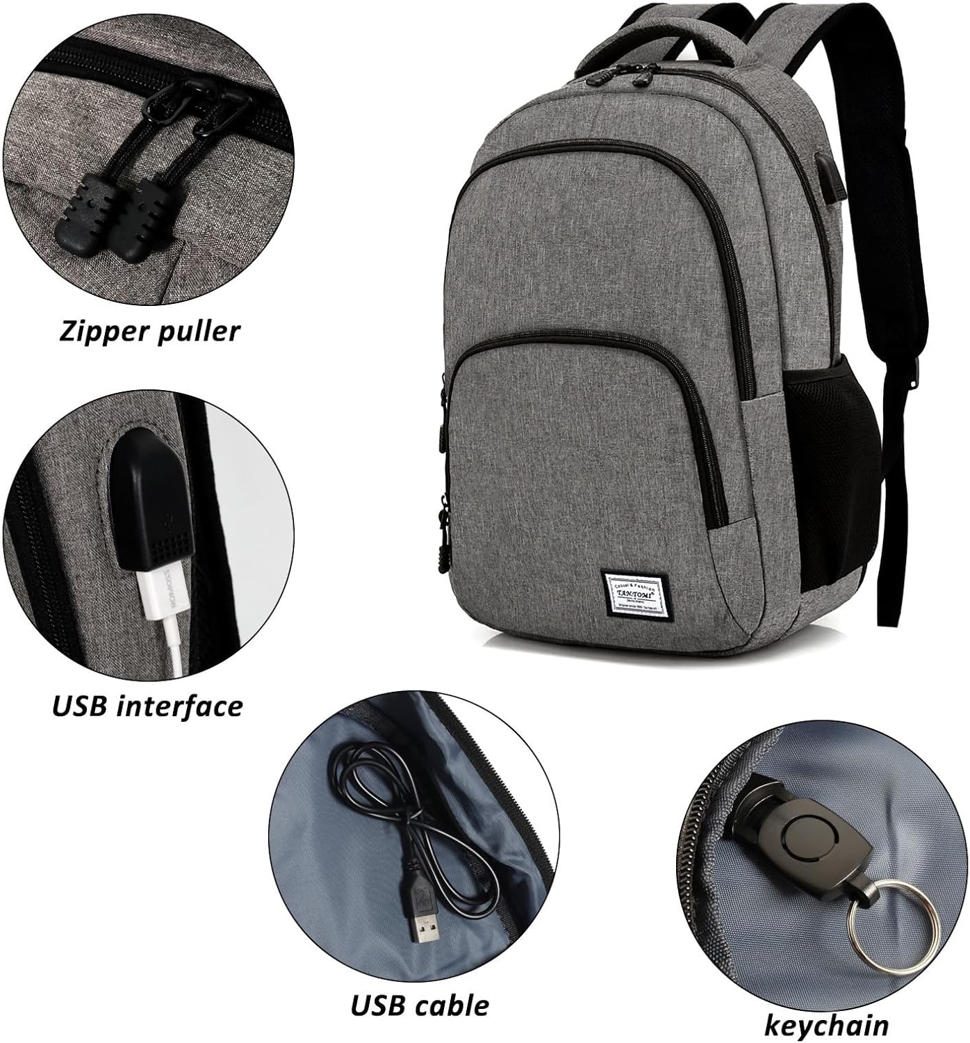 Detalle de MoFut Backpack: Versatile 20–35L Travel and Laptop Backpack for Everyday Use