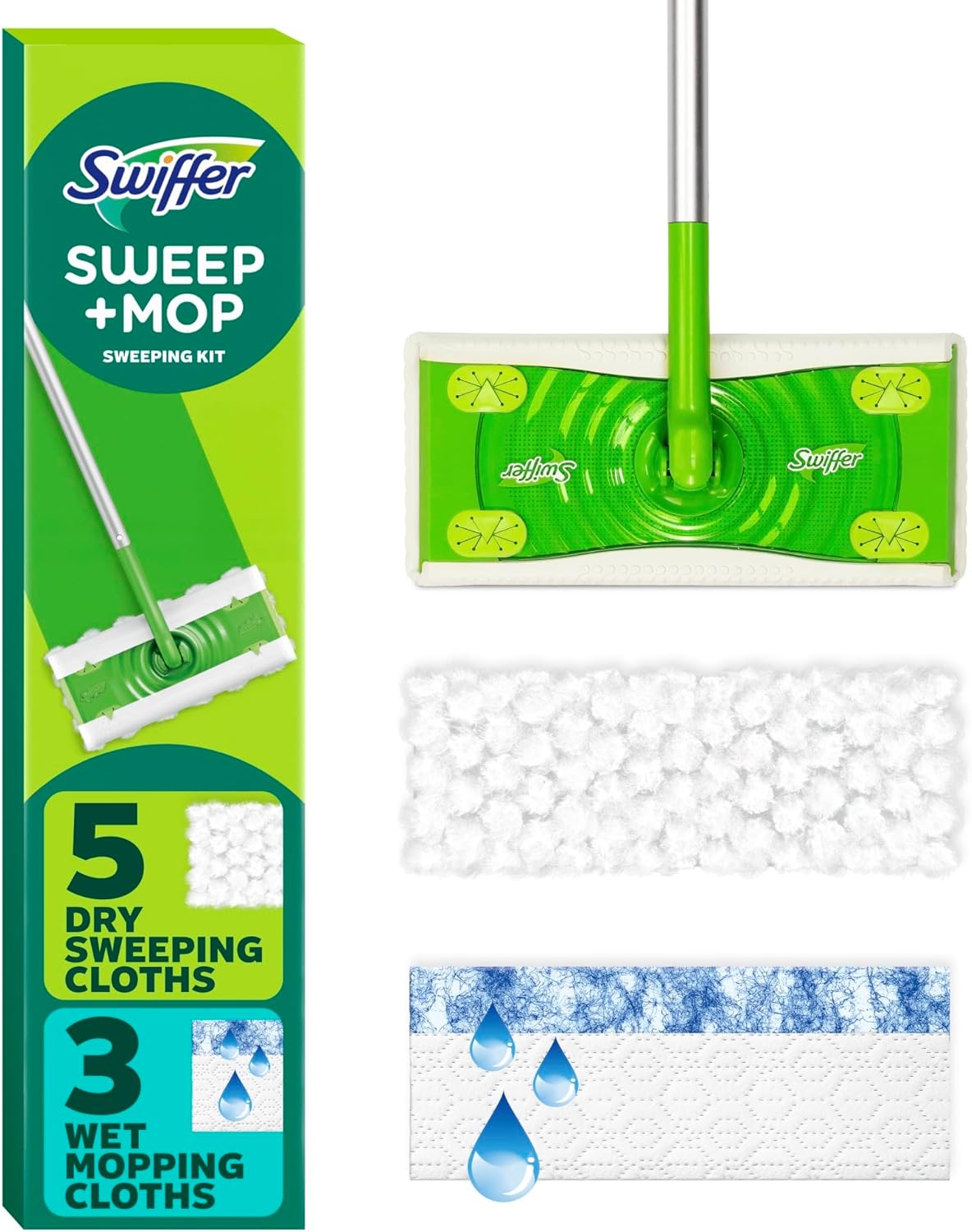 Thumbnail 6 de Swiffer Balai Attrape-Poussière – Kit de démarrage (Balai + 8 lingettes sèches + 3 lingettes imprégnées)