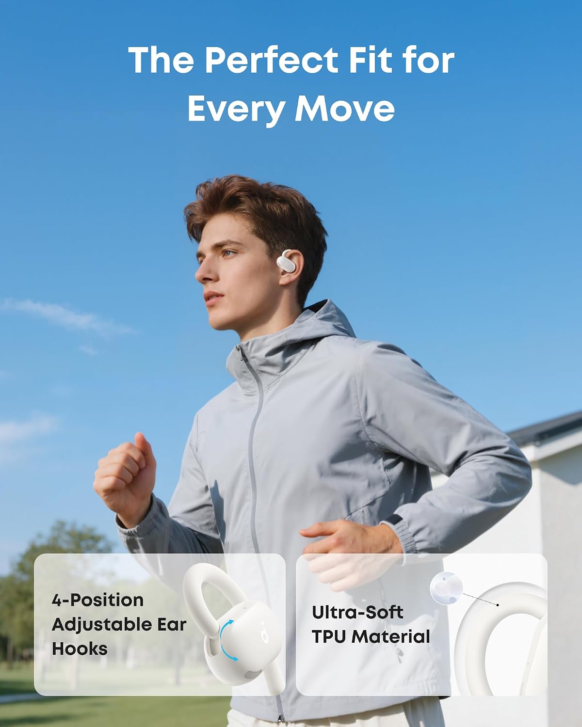 Thumbnail 2 de Soundcore V20i A3876R Open-Ear Earbuds, Bluetooth 5.4, IP55