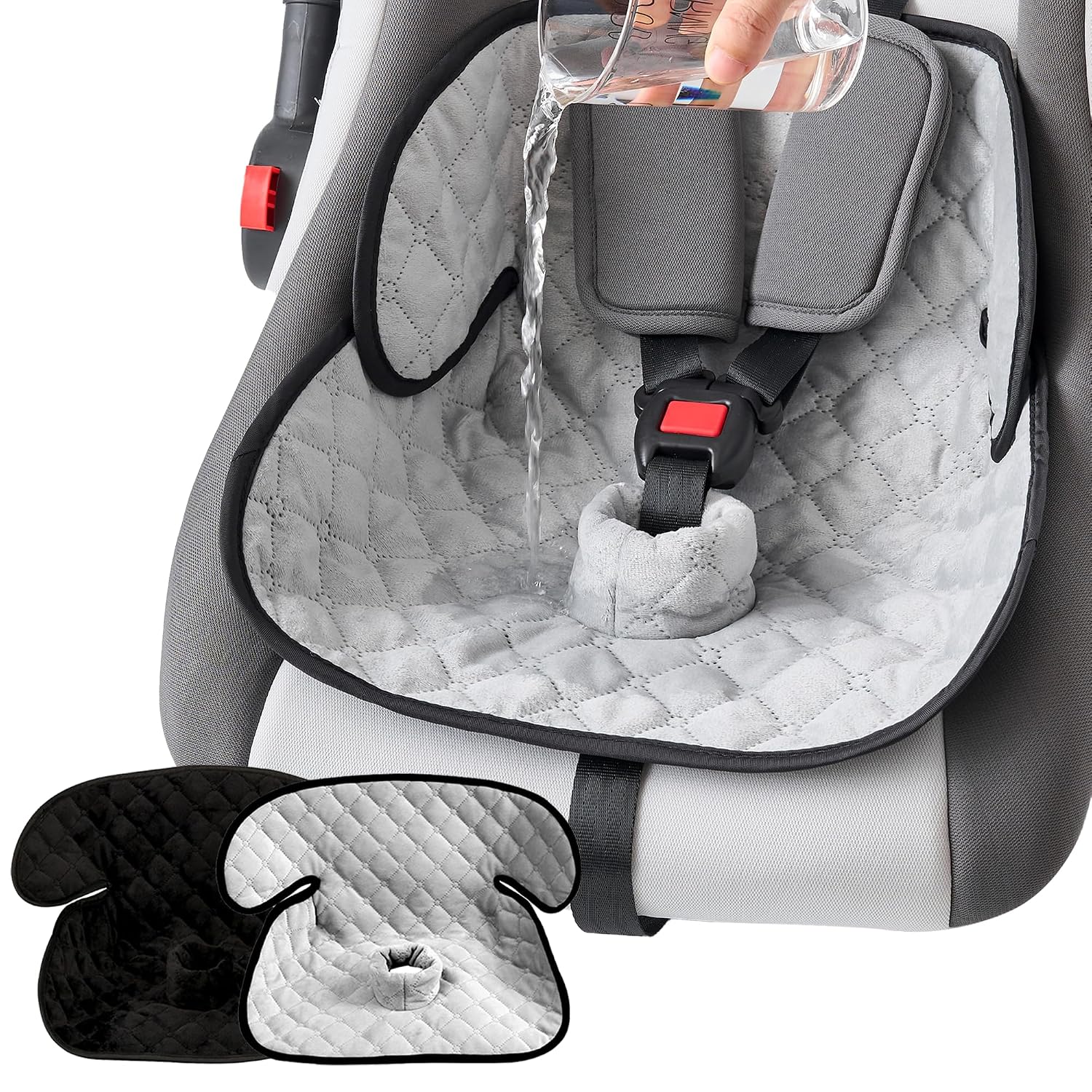 Detalle de MOMSYLA 2-Pack Waterproof Potty Training Car Seat Protectors, Polyester