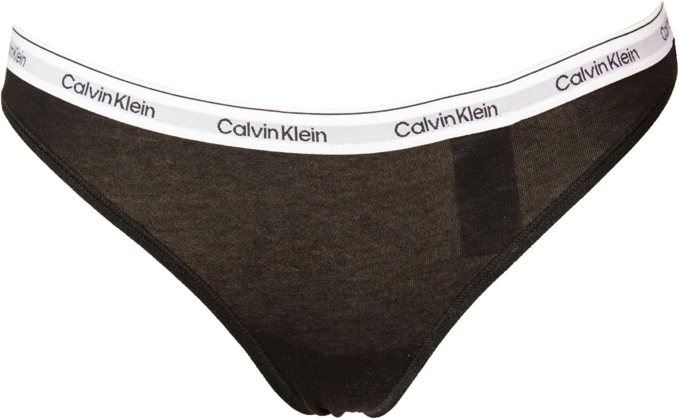 Thumbnail 1 de Lot de 3 strings femme Calvin Klein (Thong) en coton et élasthanne
