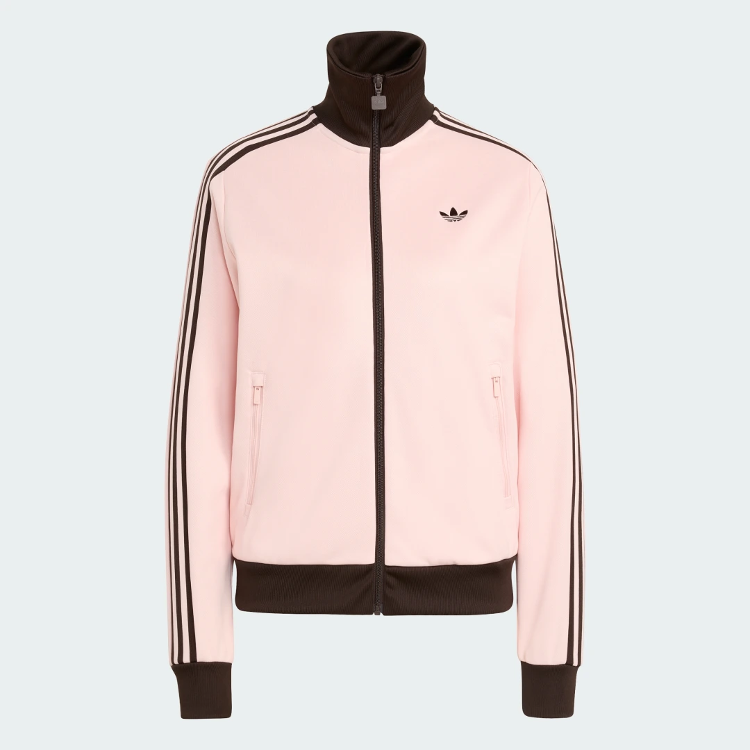 Thumbnail 3 de Chaqueta deportiva Classic de Adidas: comodidad y estilo en rosa para tus entrenamientos