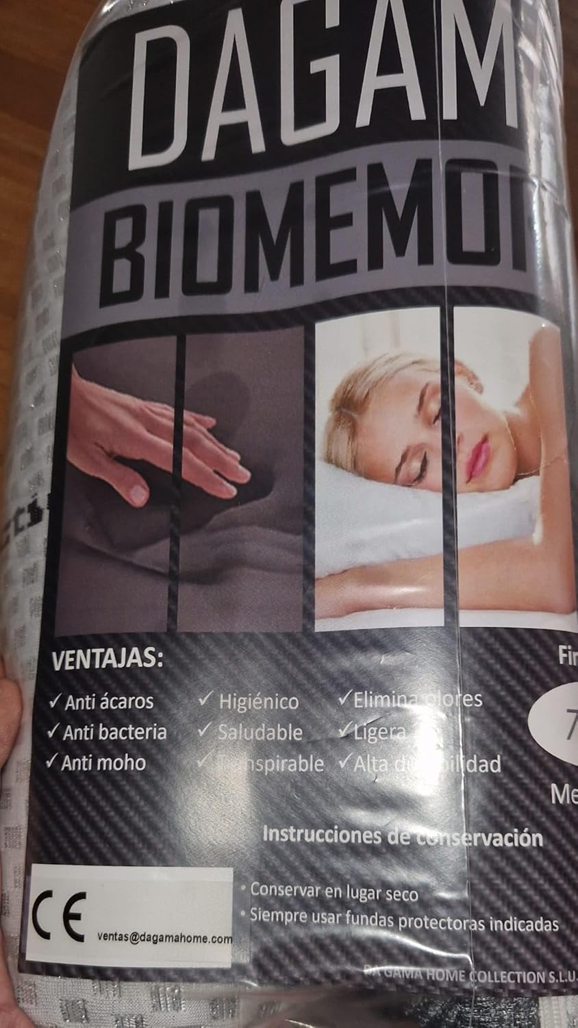 Thumbnail 2 de Almohada VISCO Élite Carbono 3D Fresh para Sueño Perfecto 💤