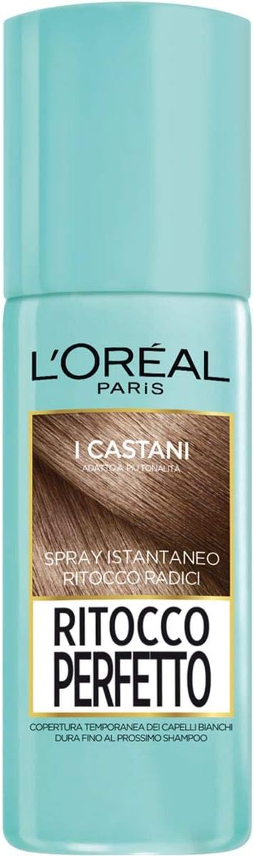 Thumbnail 1 de L’Oréal Paris Spray Ritocco Perfetto Castano – Ritocco istantaneo per radici e capelli bianchi, fino al prossimo shampoo (75 ml)