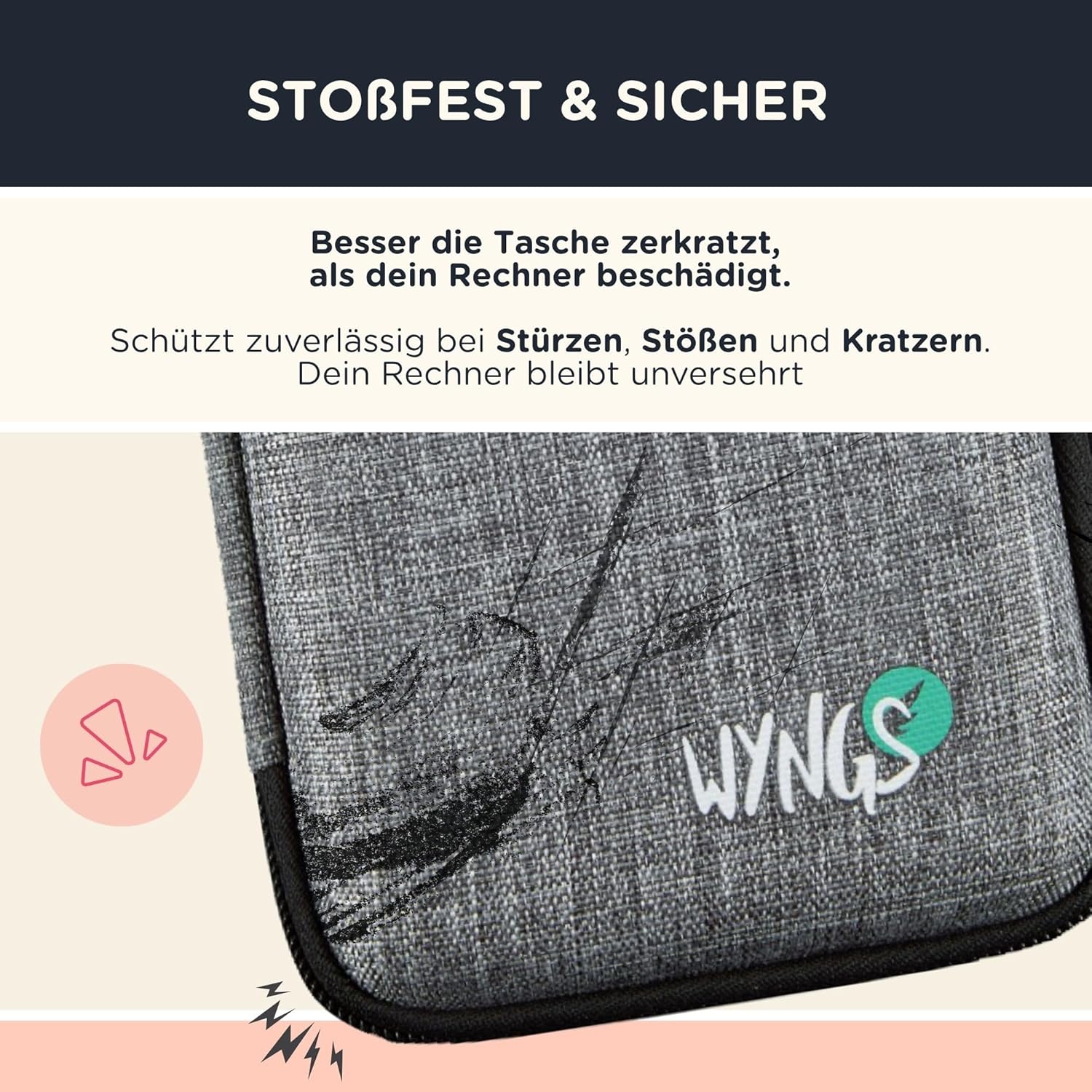 Thumbnail 4 de CALCUSO TI-Little Professor inkl. WYNGS Schutztasche – interaktiver Rechentrainer Basic Set