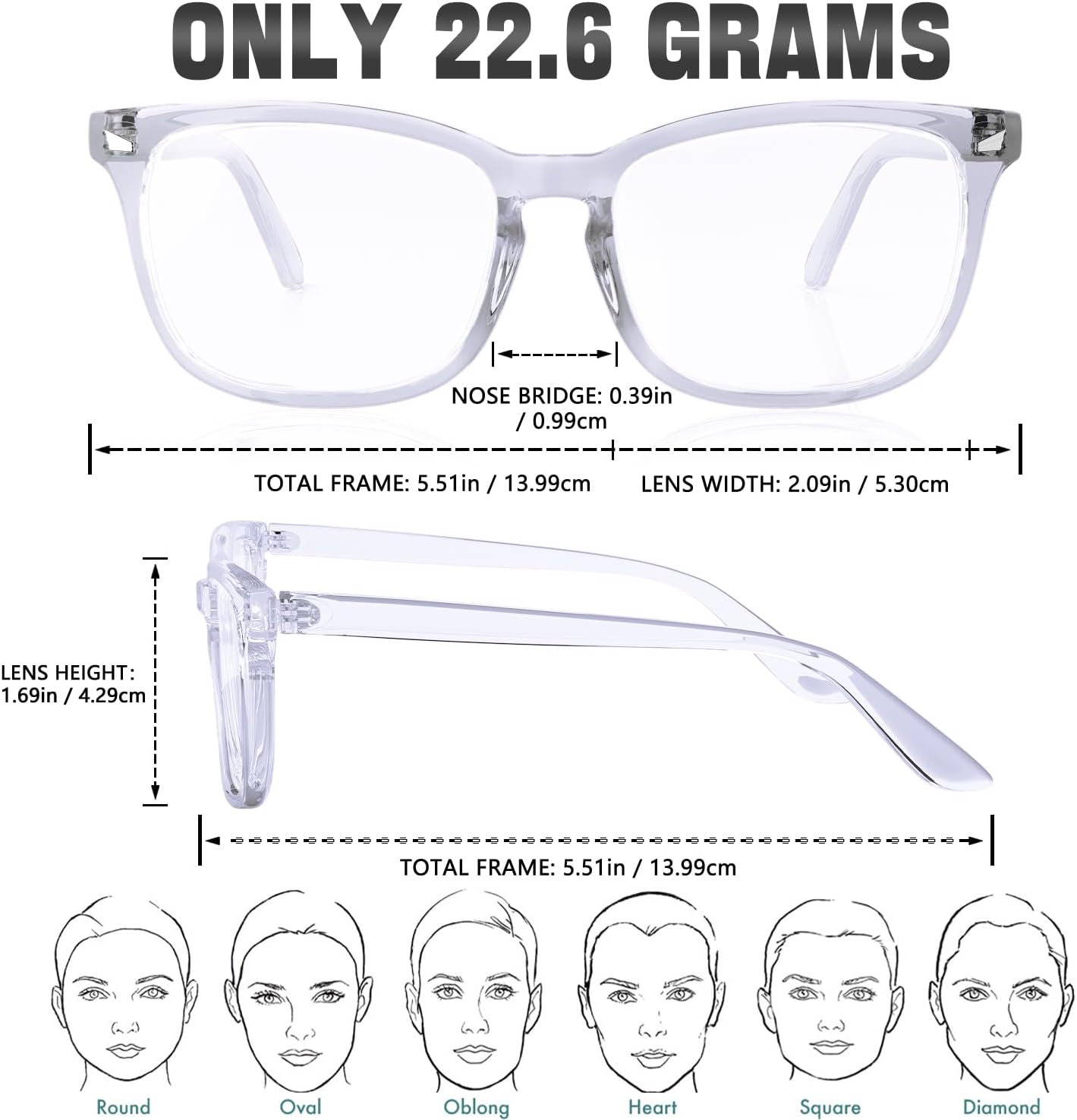 Detalle de COOLOO Blue light glasses TR90