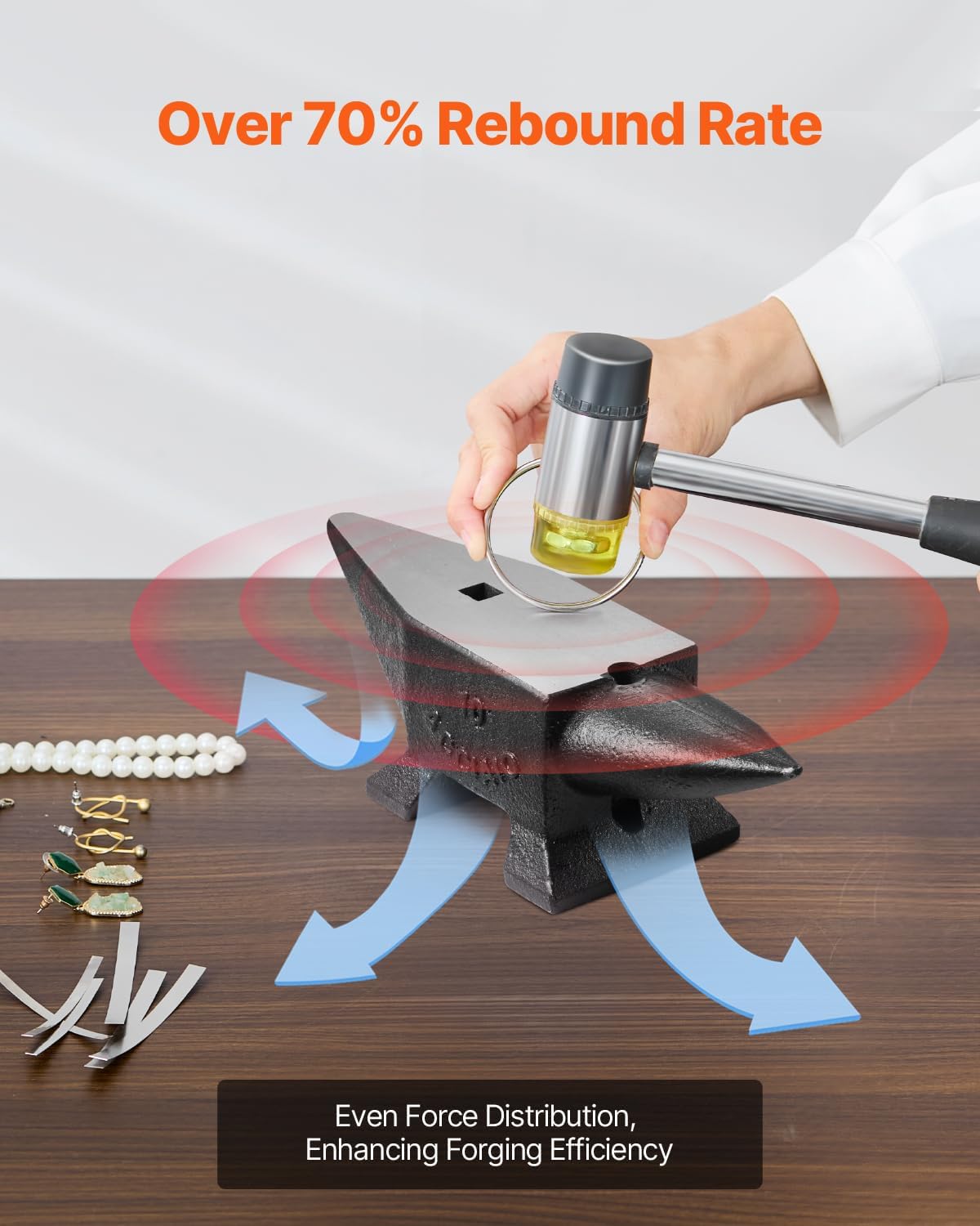 Thumbnail 2 de VEVOR Steel Anvil, 22 lb