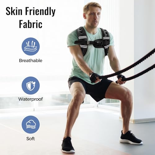 Thumbnail 3 de Zeerun Weighted Vest: Ergonomic, Adjustable Weight for Walking, Running, and Strength Training
