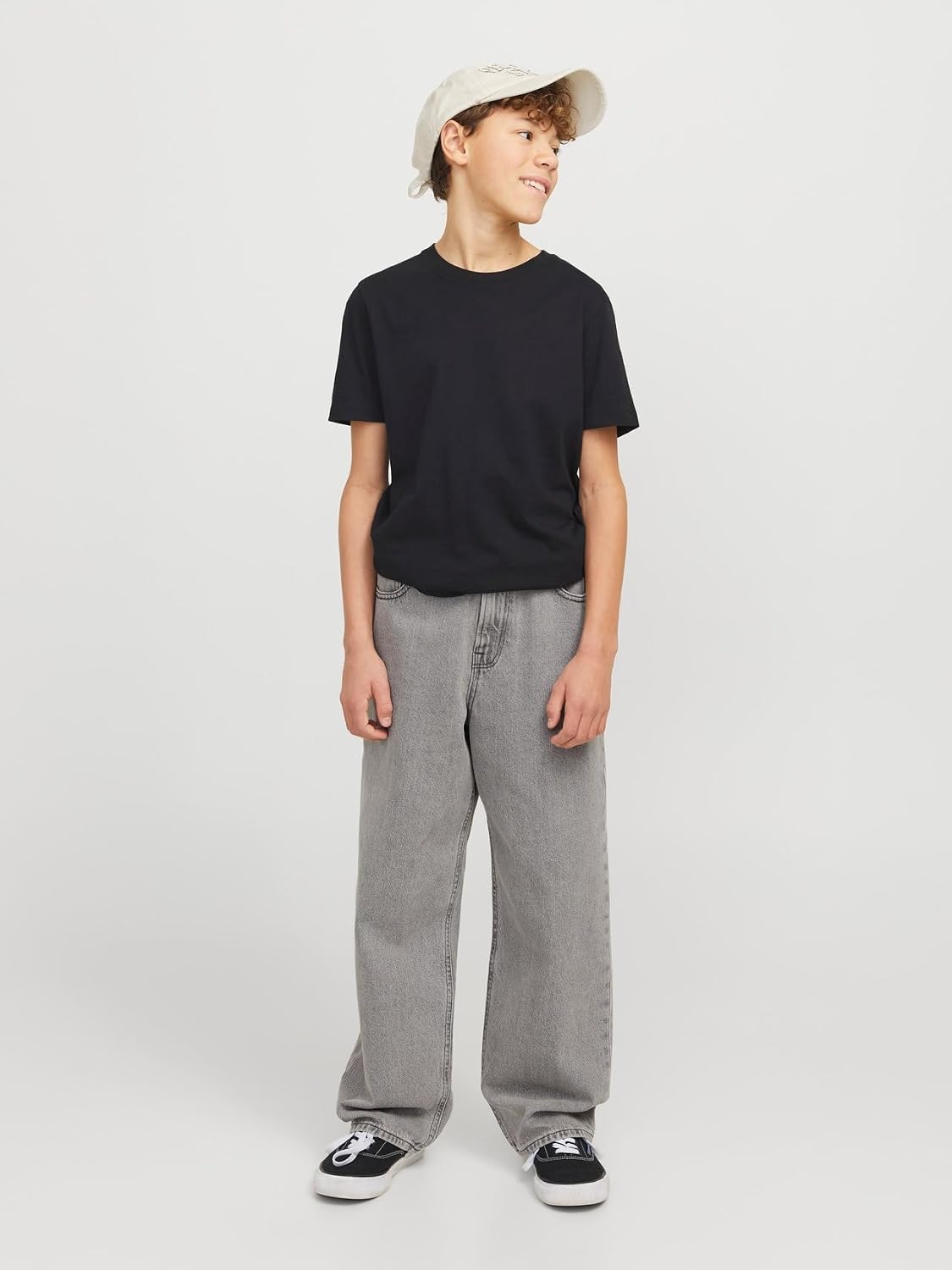 Detalle de Jack & Jones Jjialex Jjoriginal Sq 852 Noos — jean baggy en style smart casual homme