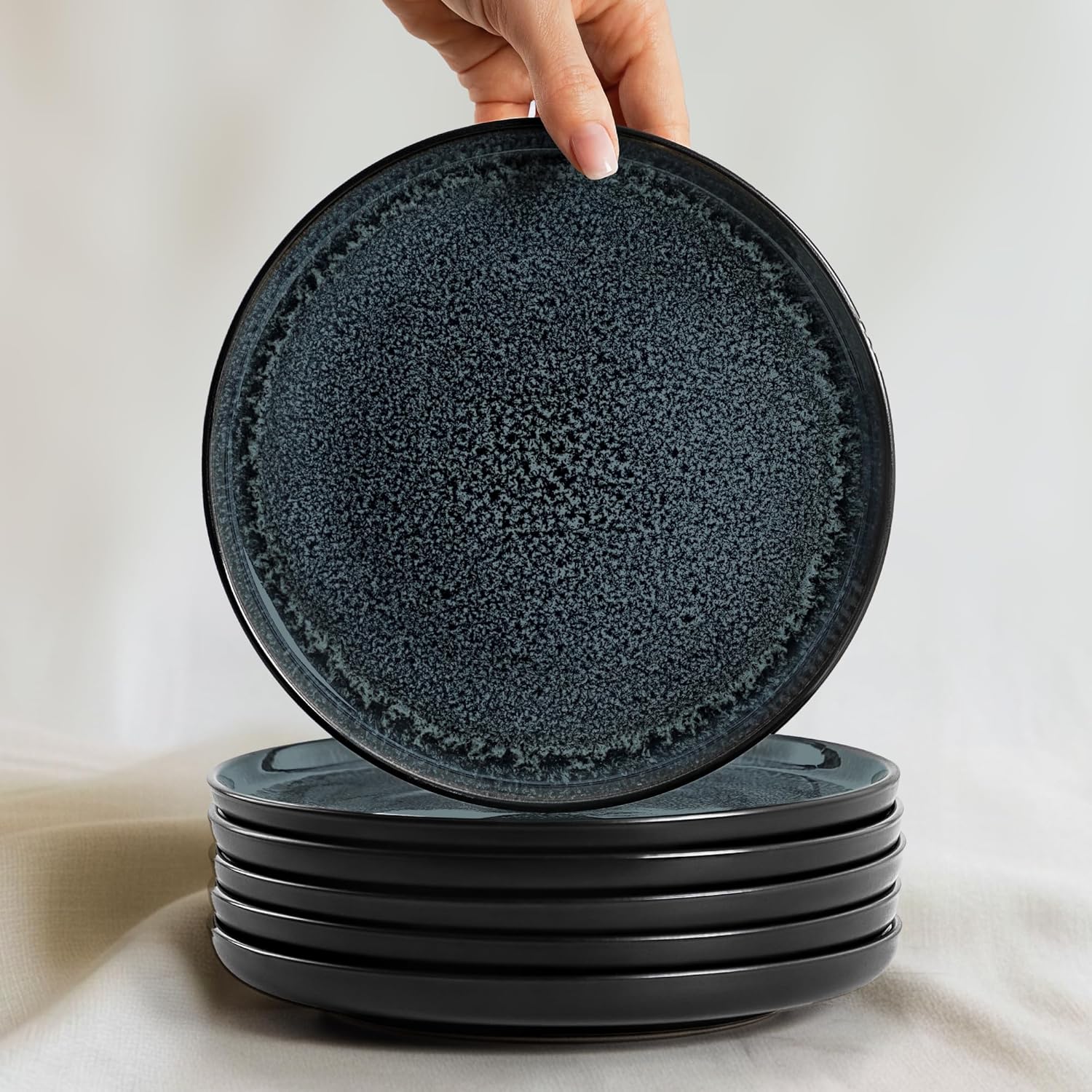 Detalle 2 de Twinzee 6 Assiette Dessert Granite