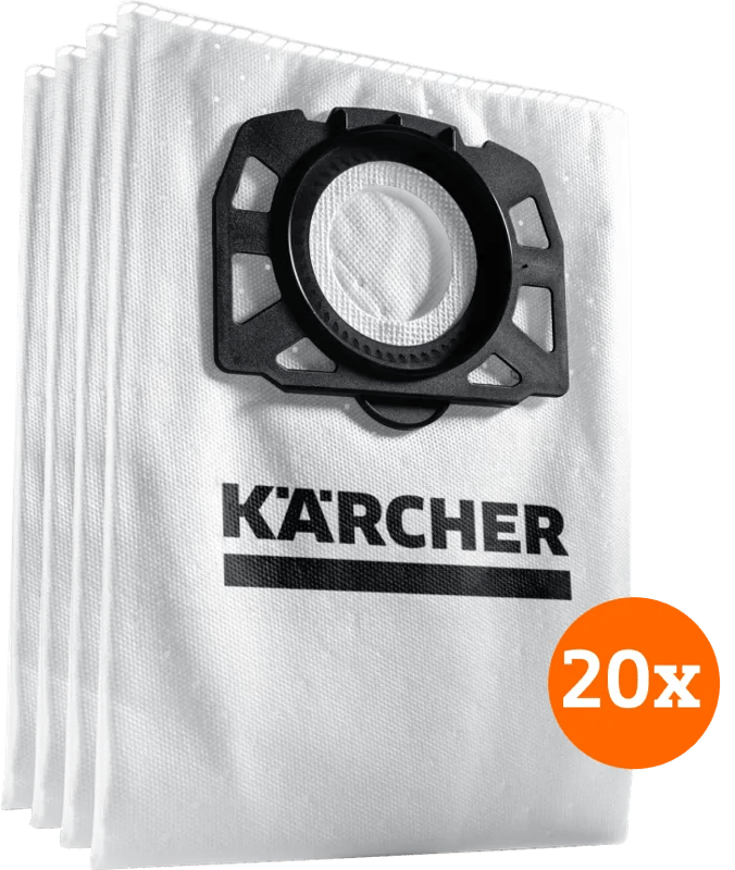 Kärcher WD 4/5/6 Staubsaugerbeutel 20 Stück