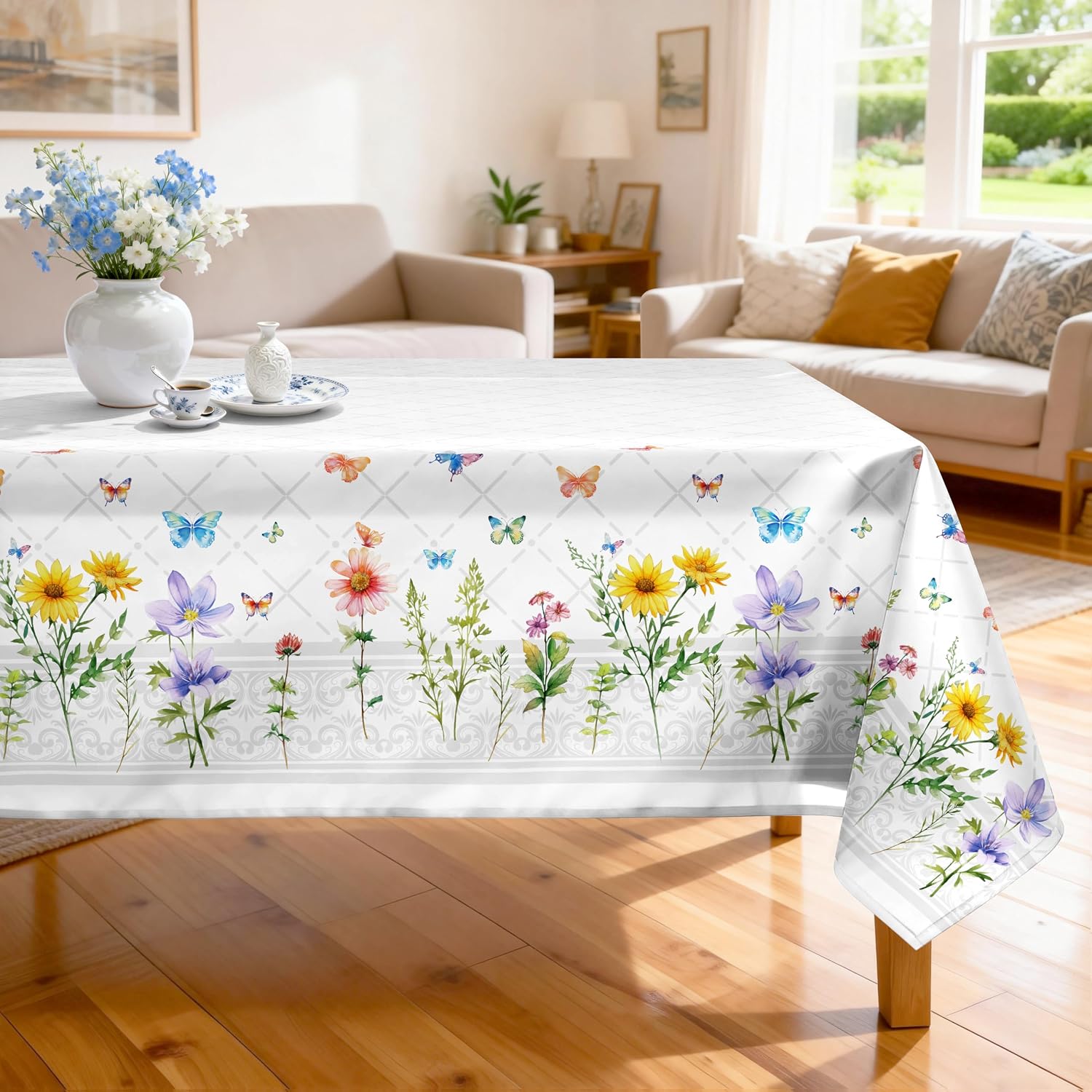 Thumbnail 6 de Arquiel Wildblumen Tischdecke 152 x 304 cm