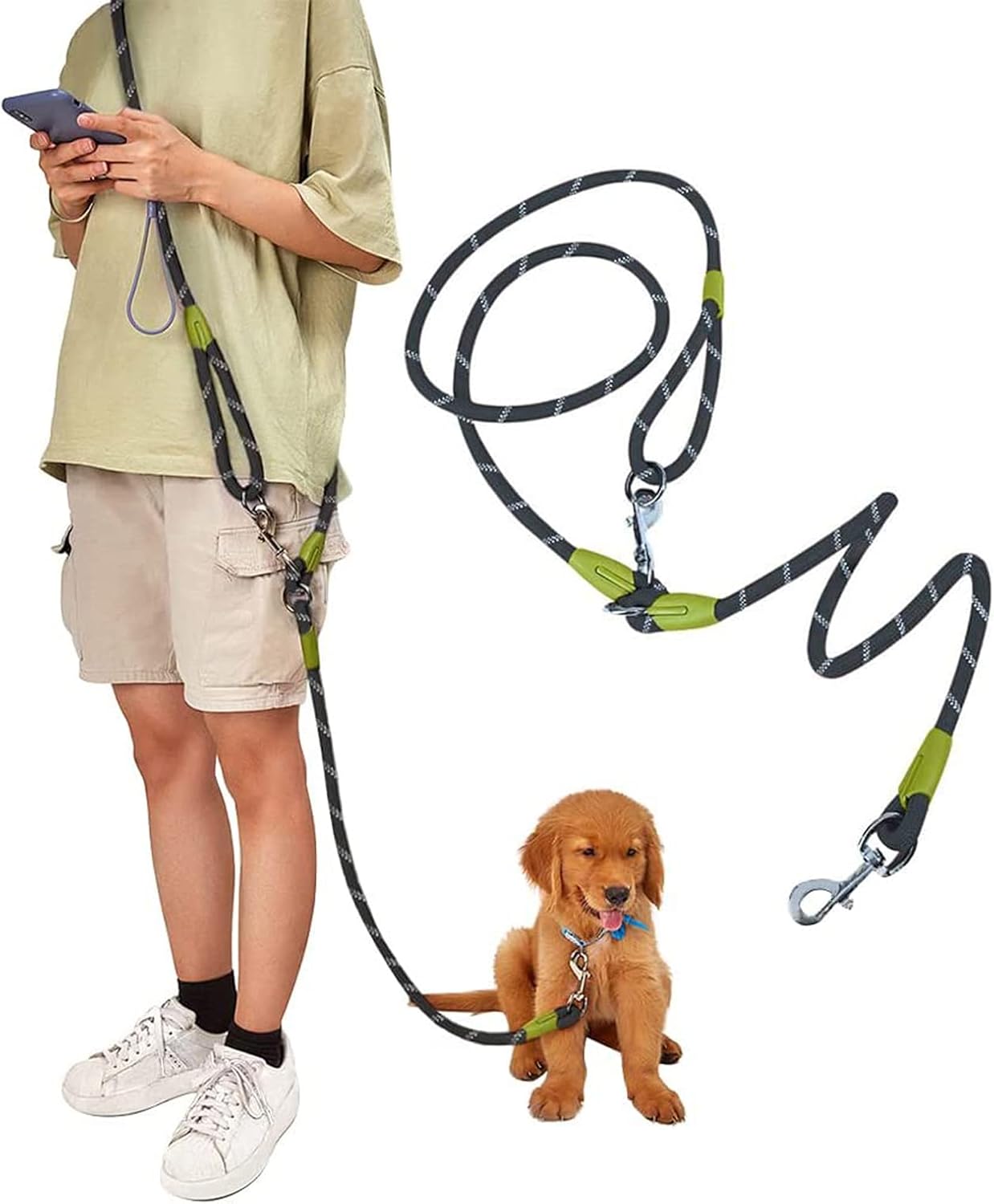 Detalle de Eyeleaf Hands Free Hundeleine 220 cm
