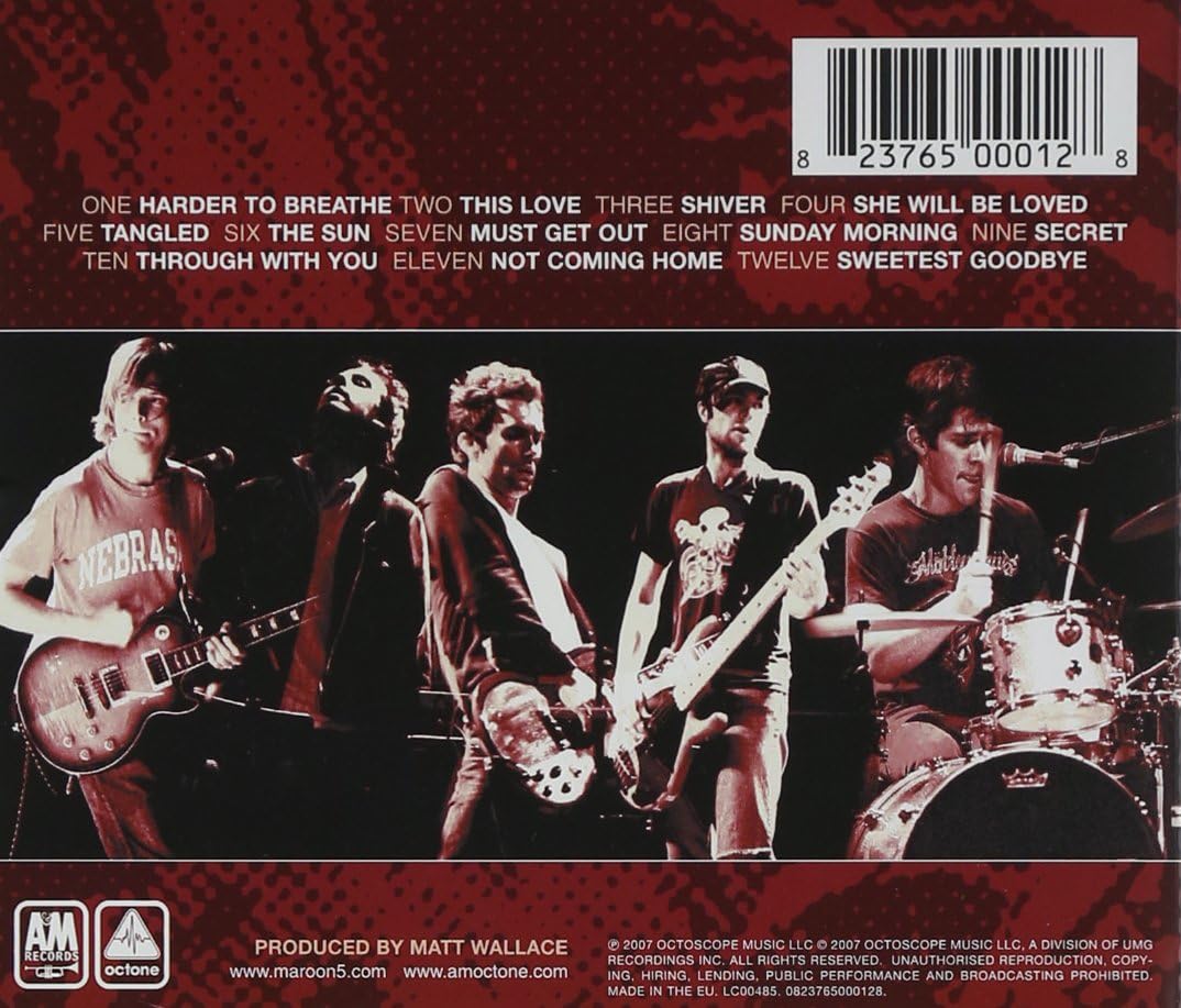 Detalle 2 de Maroon 5 Songs About Jane CD
