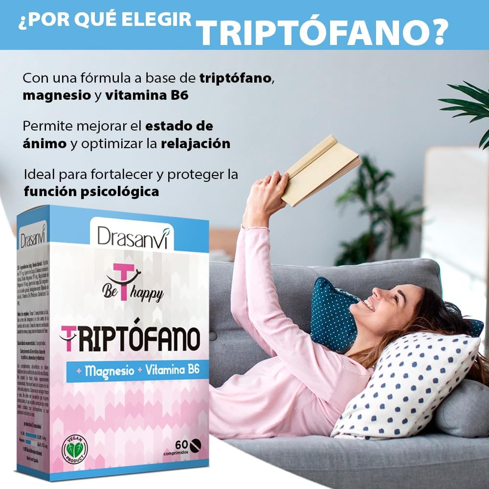 Detalle 2 de DRASANVI TRIPTOFANO 60 comprimidos 60 uds