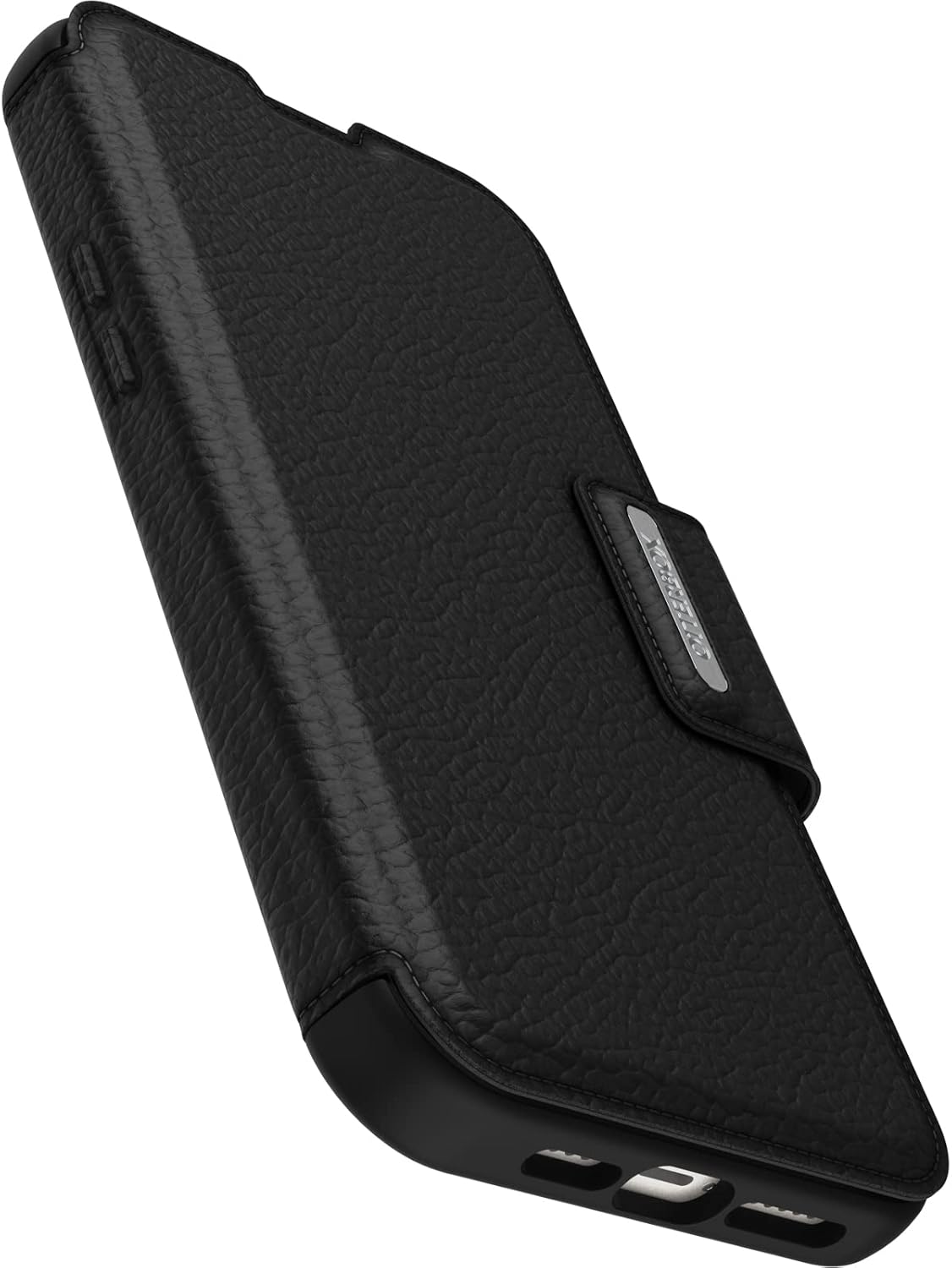 Detalle de OtterBox Strada per iPhone 14 Plus – custodia a libro in vera pelle, 2 slot e protezione 360°