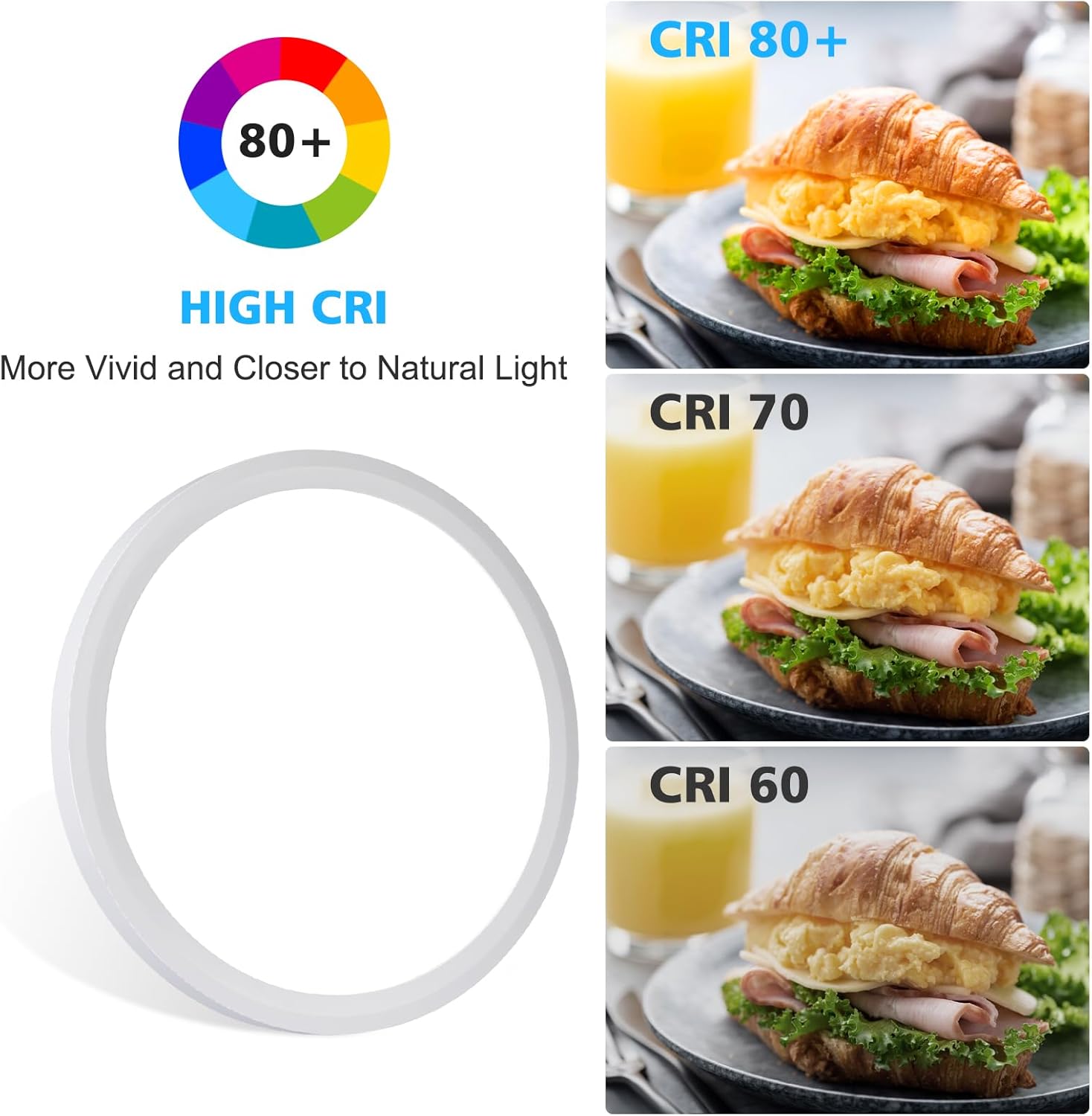 Detalle 1 de Befurglor 18W LED ceiling lights, 23cm round