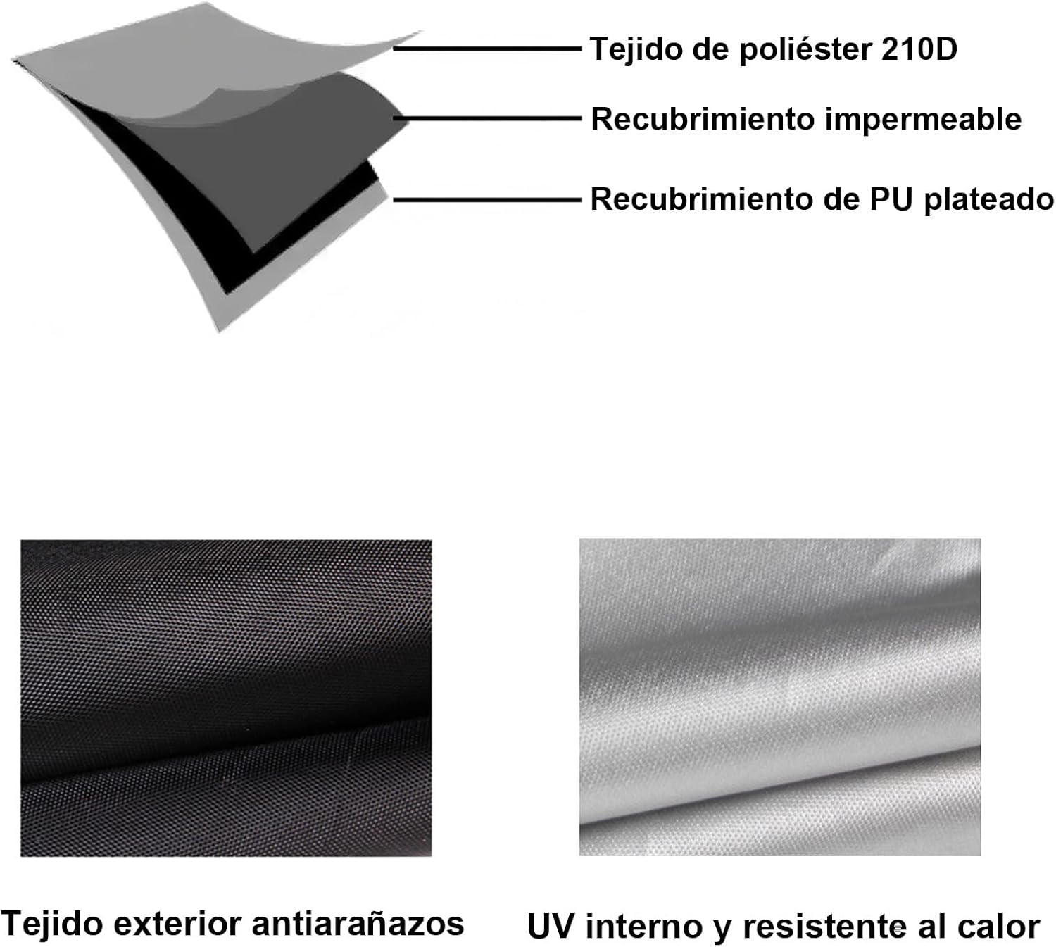 Thumbnail 5 de KOKOMALL Funda para Moto Impermeable 210D 3XL