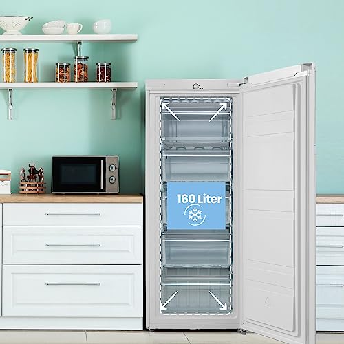 Detalle de COMFEE' RCU160WH2(E) Congelatore verticale 160L 4 stelle – Bianco