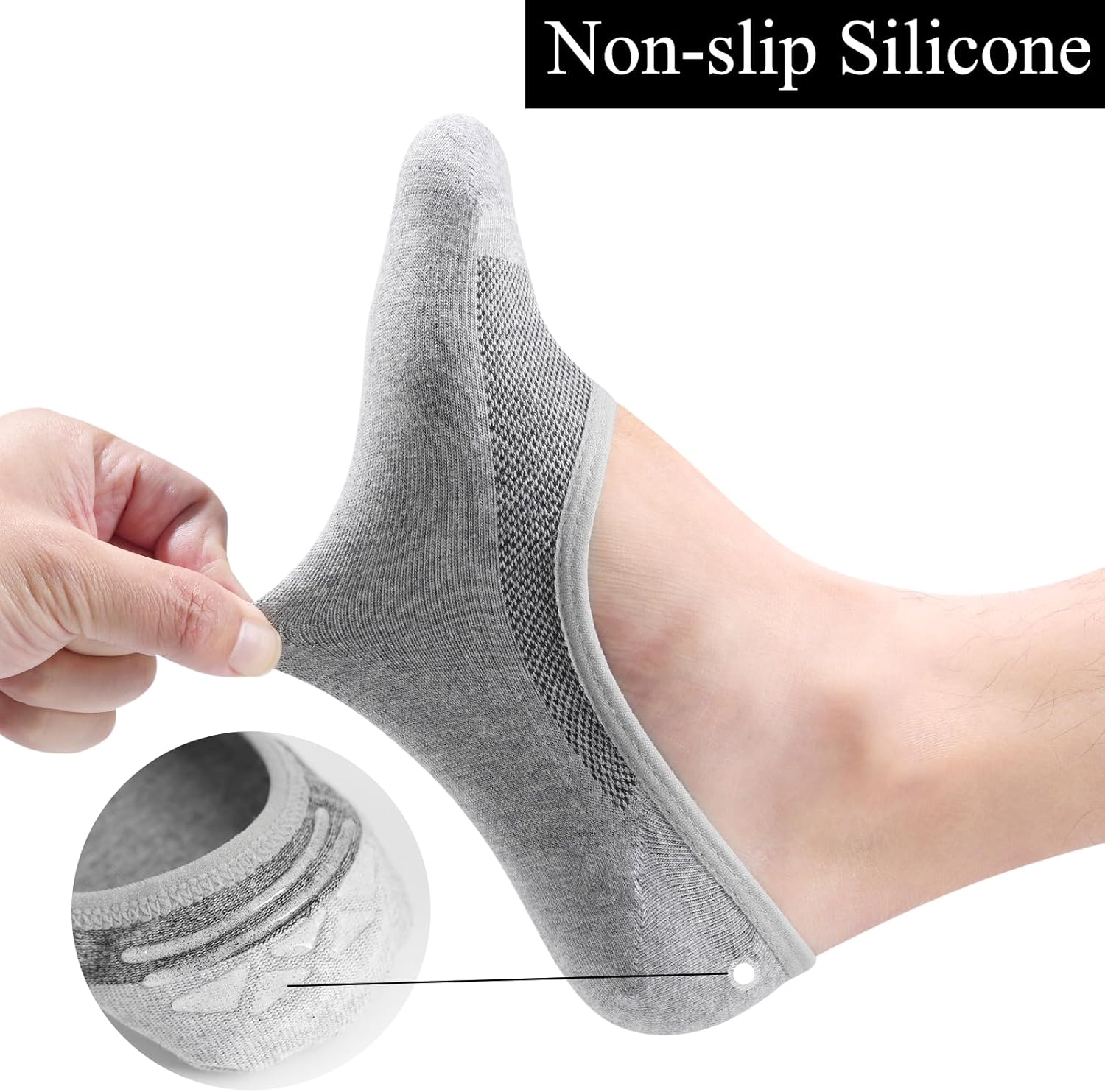 Detalle 2 de Horuru No Show Socks Low Cut Invisible Socks