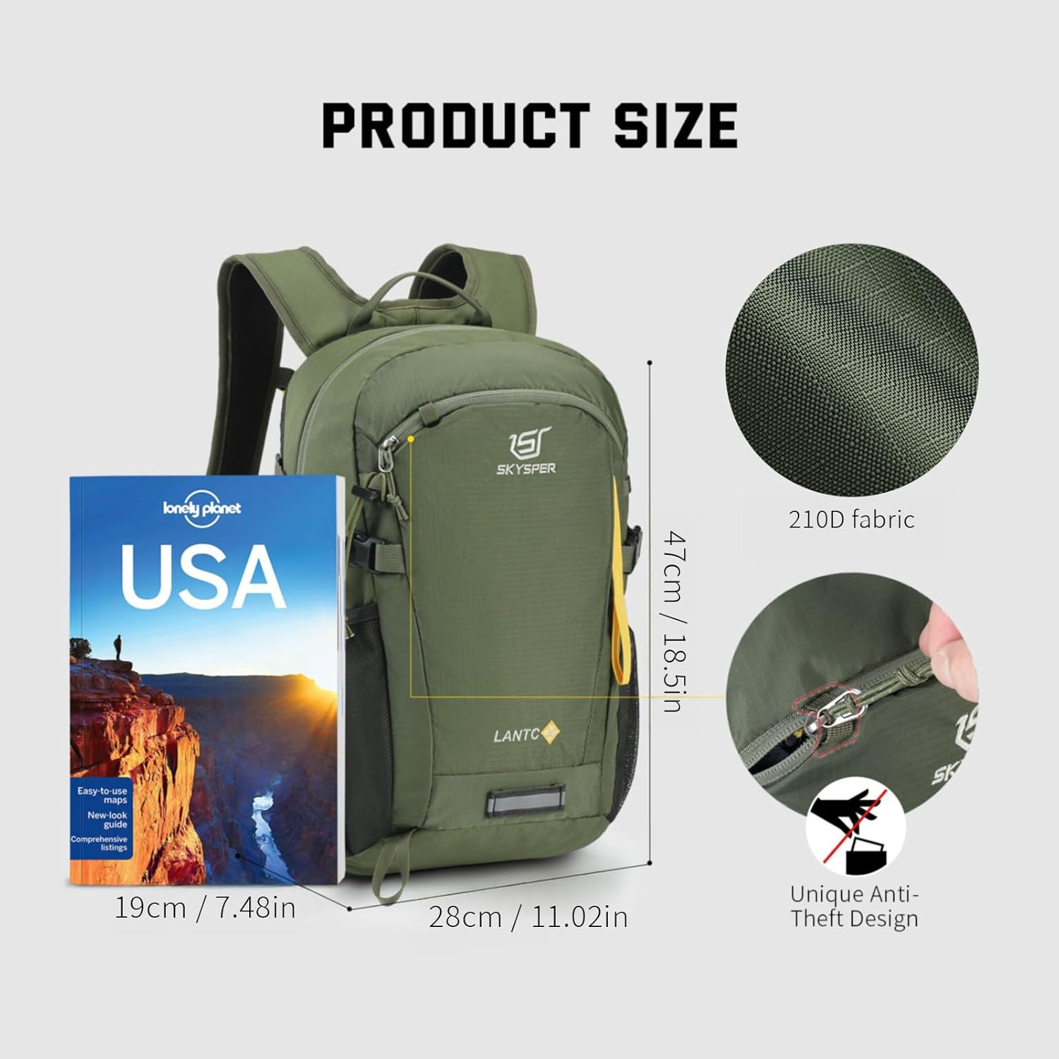 Thumbnail 4 de SKYSPER Leicht Wanderrucksack 30 L