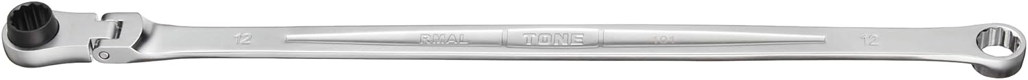 Detalle 2 de トネ(TONE) RMA-08L 超ロング首振ラチェットめがねレンチ 8mm・全長285mm