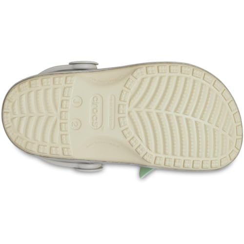Detalle 2 de Crocs Grogu Classic Clog K 🧸 Zuecos Unisex Niños, Crema 29/30 EU
