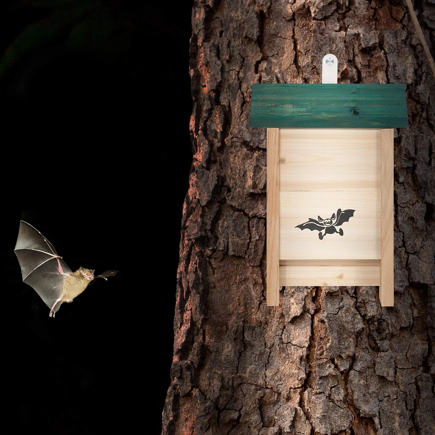 Detalle 2 de Relaxdays nature abri Ă chauve-souris 25,5 cm đźŹ