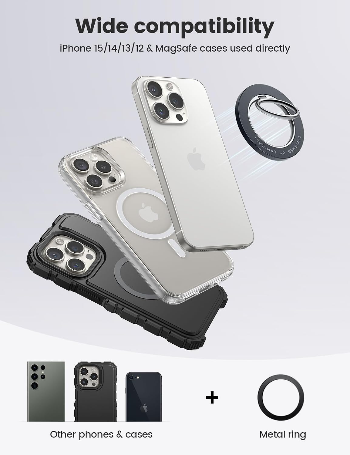 Thumbnail 5 de Lamicall 360 Rotating MagSafe Ring Holder