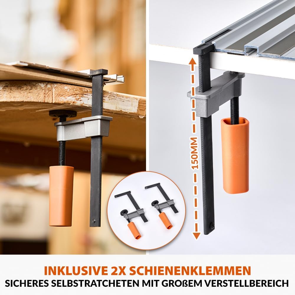 Thumbnail 3 de Evolution ST1400-G2 Führungsschiene: Universelle 1,4 m Führungsschiene für Kreissägen