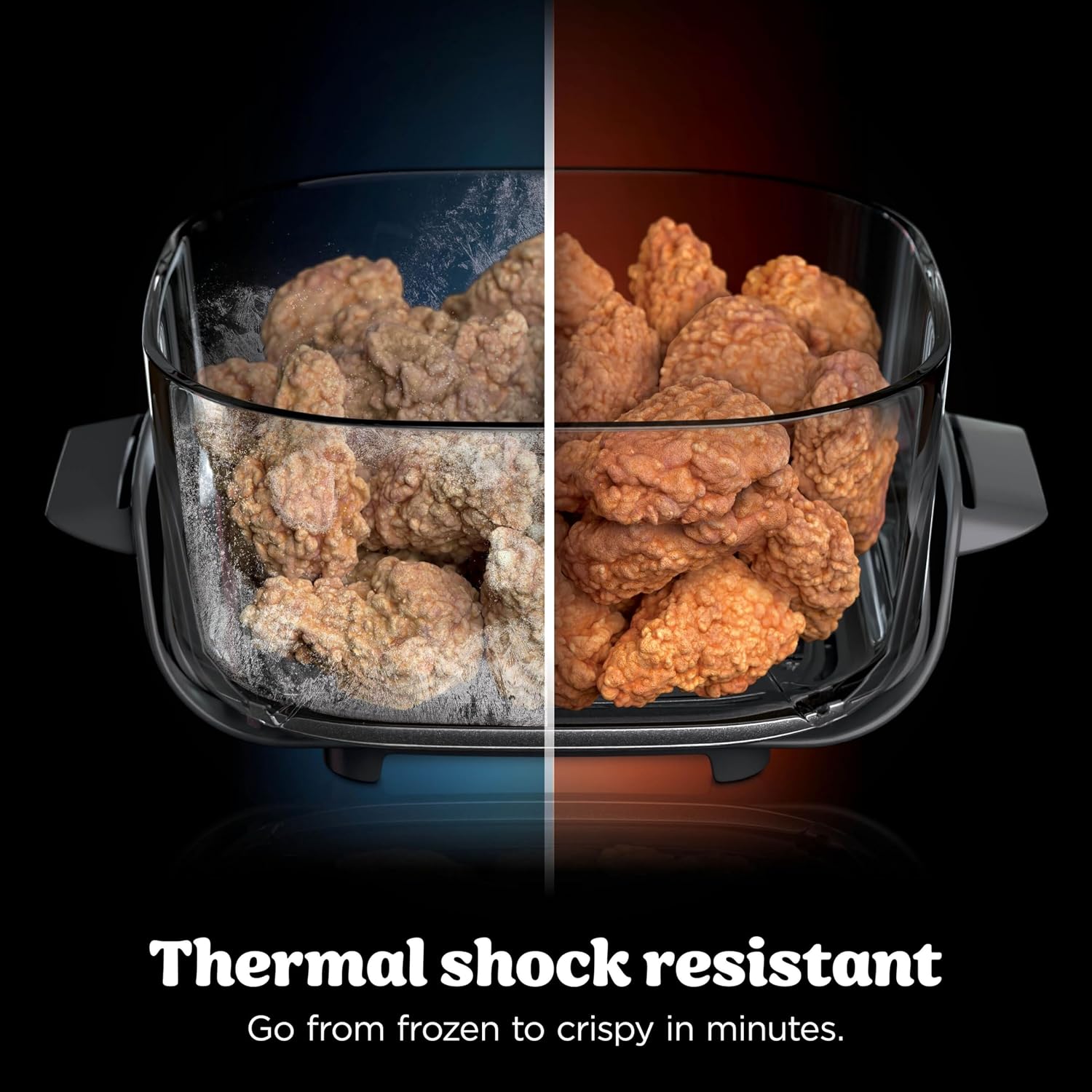Detalle de Ninja CRISPi Portable Air Fryer 3.8L (FN101UKSTGD): 4-in-1, Stone Gold